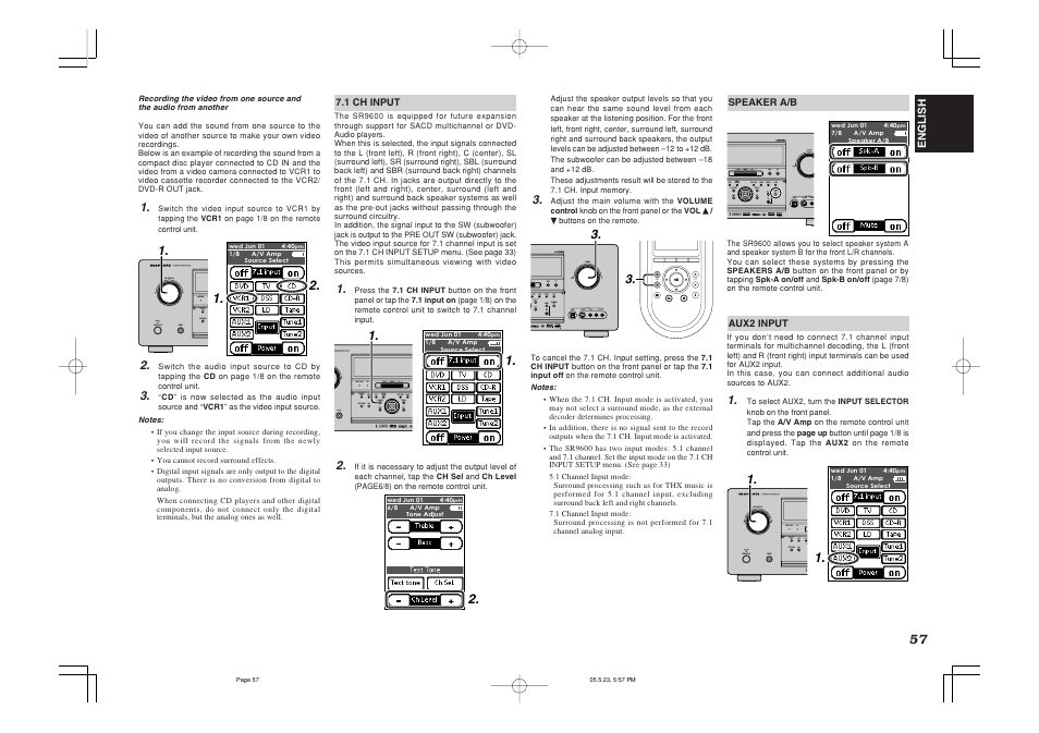 Marantz SR9600N User Manual | Page 61 / 71