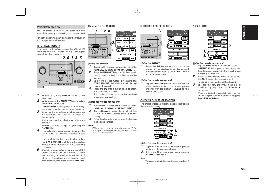 Marantz SR9600N User Manual | Page 63 / 71