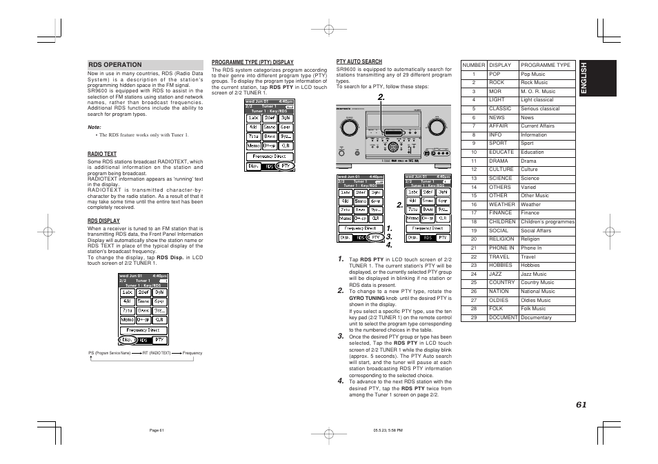Multi | Marantz SR9600N User Manual | Page 65 / 71