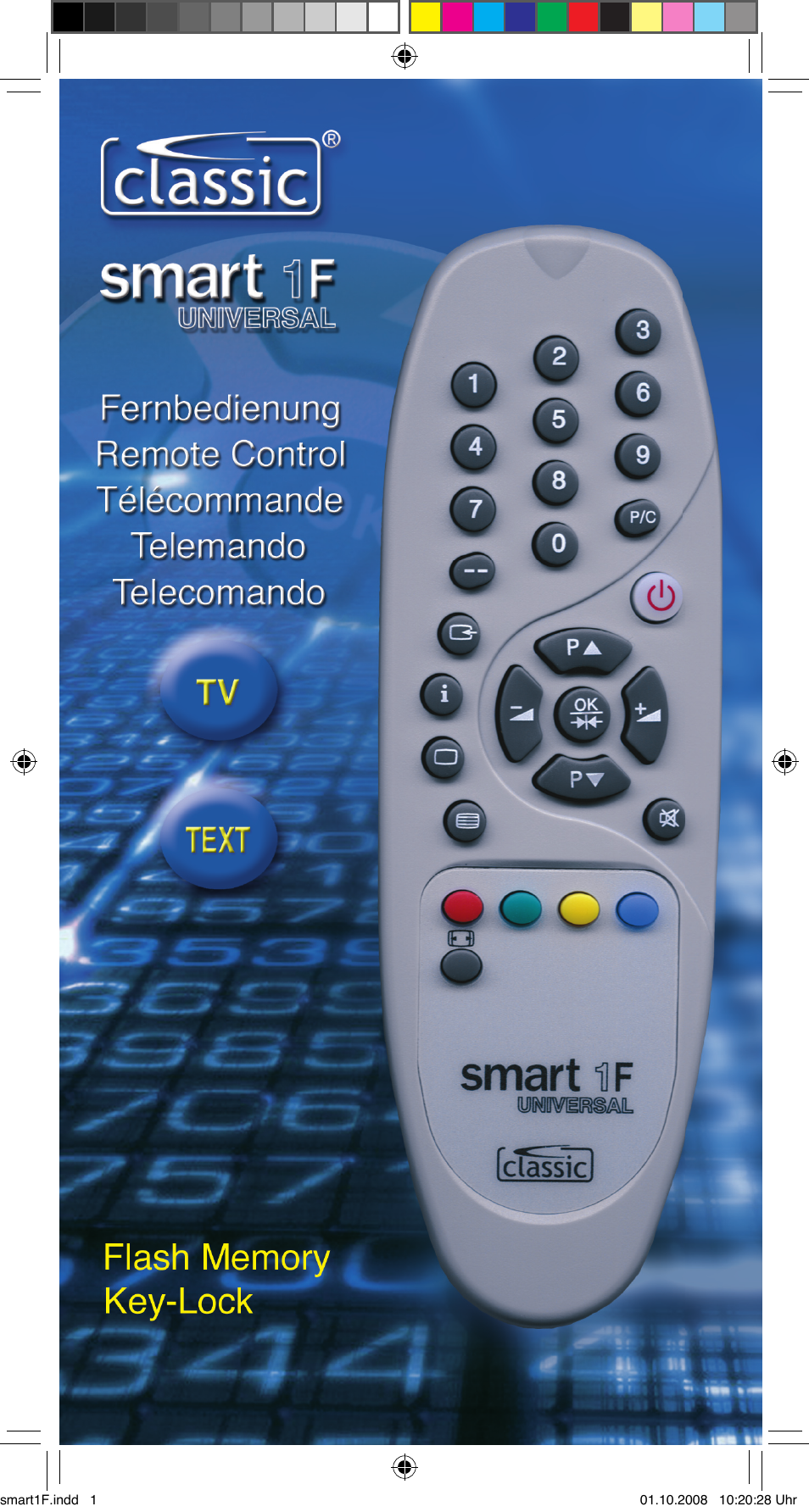 Classic Smart 1F Universal User Manual | 20 pages