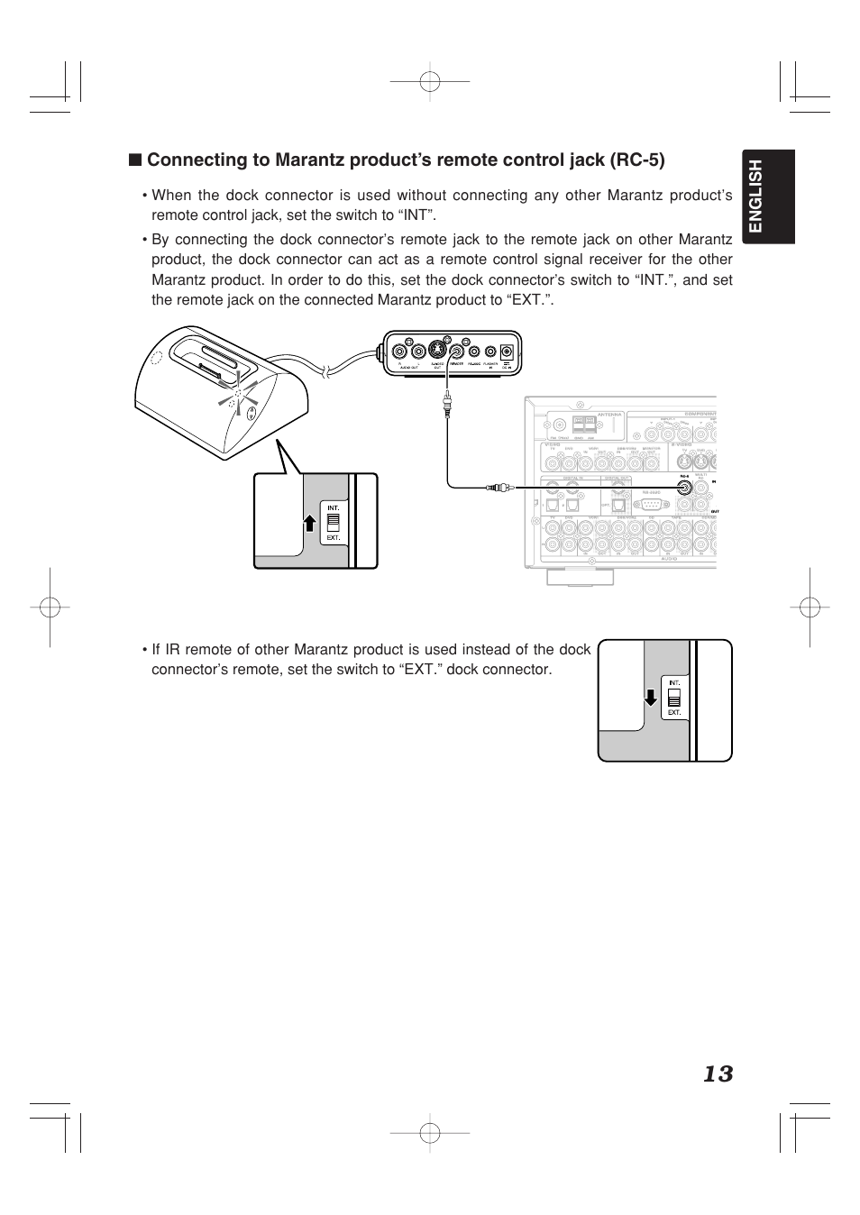 English | Marantz IS201 User Manual | Page 21 / 26