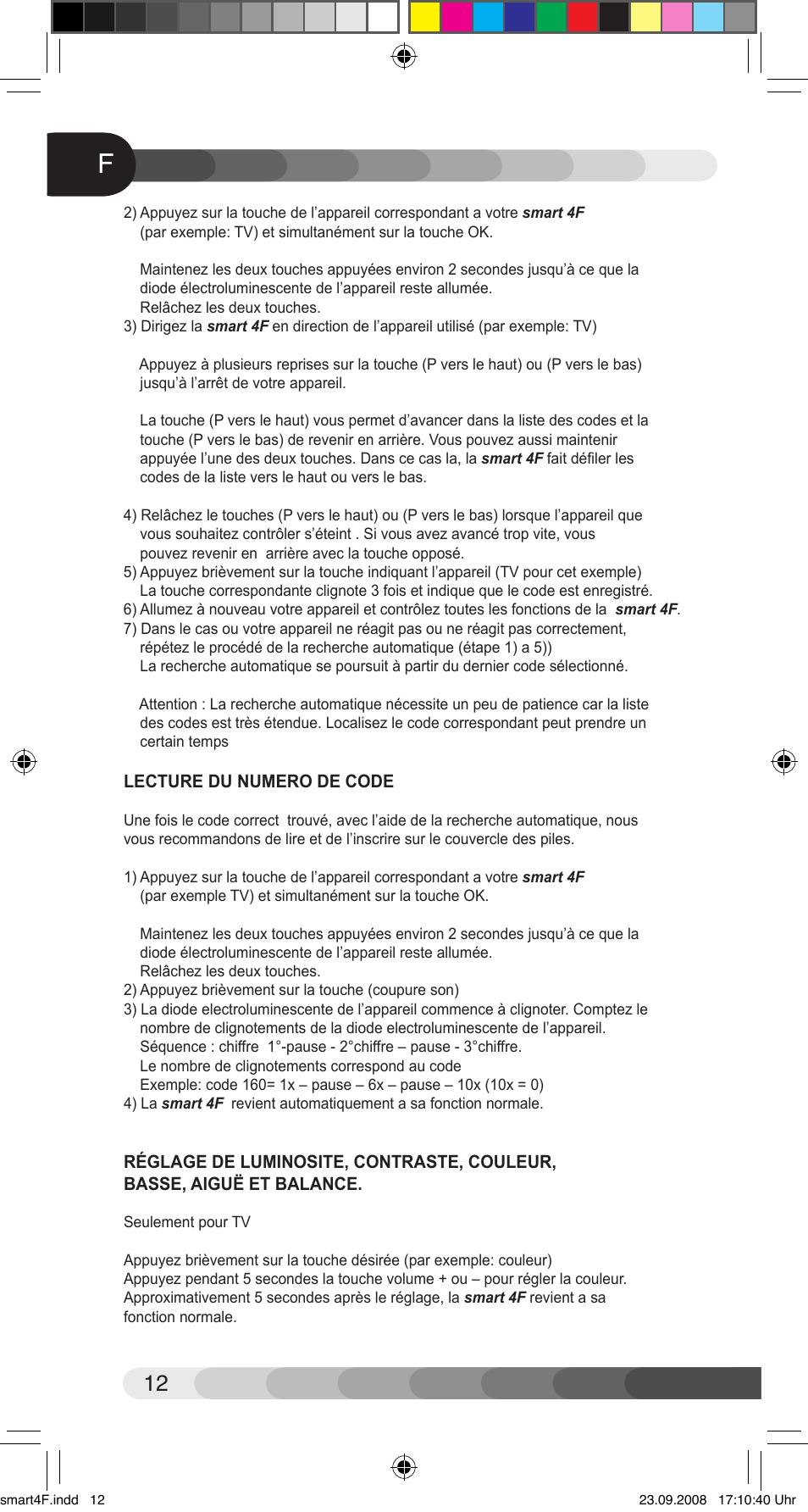 Classic Smart 4F User Manual | Page 12 / 20