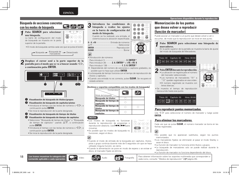 Marantz UD5005 User Manual | Page 22 / 72