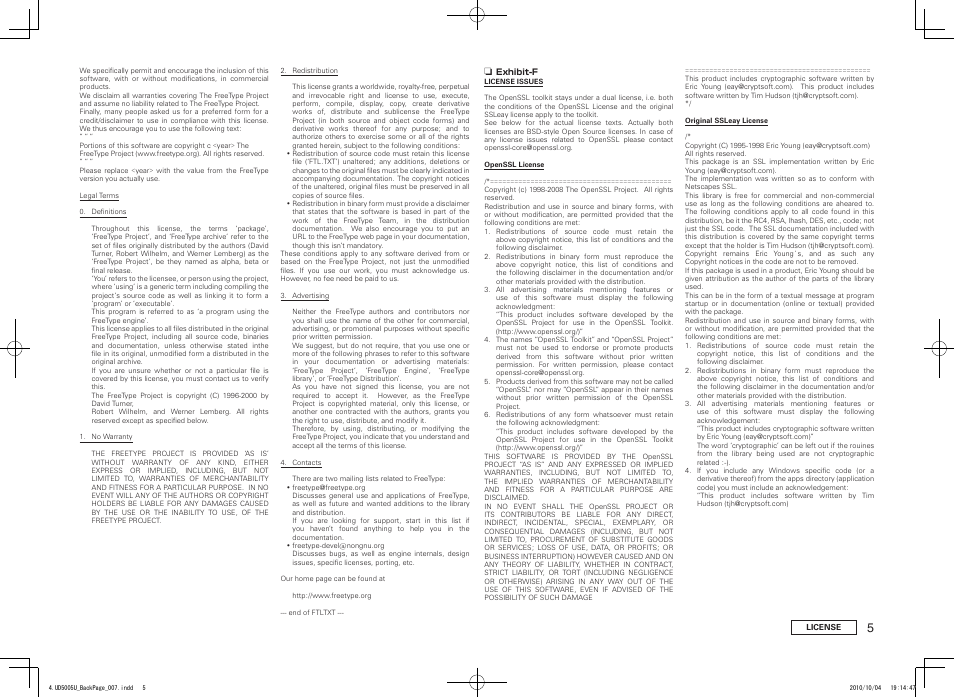 Marantz UD5005 User Manual | Page 67 / 72