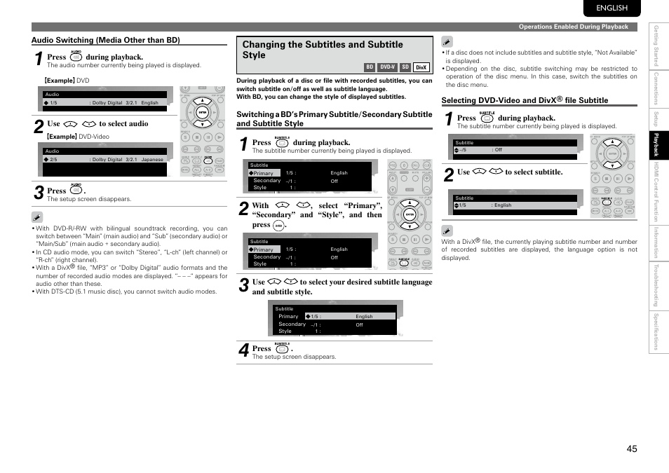 Marantz UD8004 User Manual | Page 49 / 69