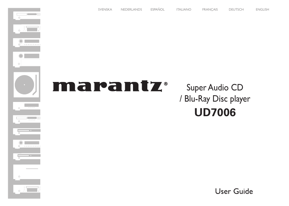 Marantz UD7006 User Manual | 76 pages