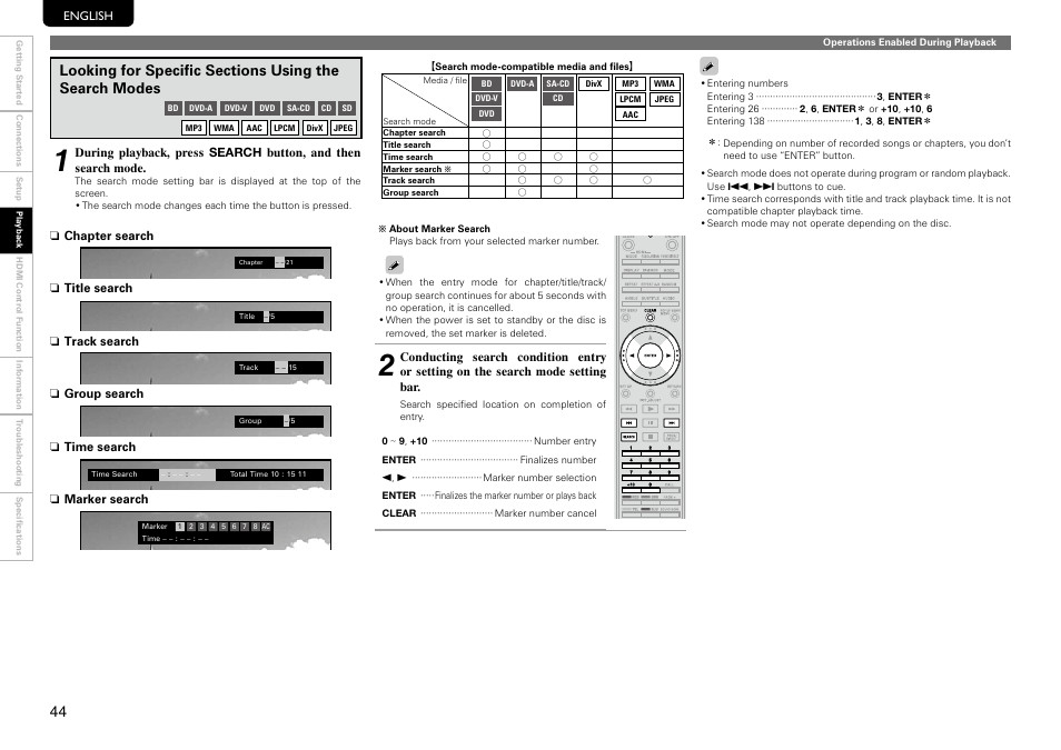 Marantz UD9004 User Manual | Page 48 / 73