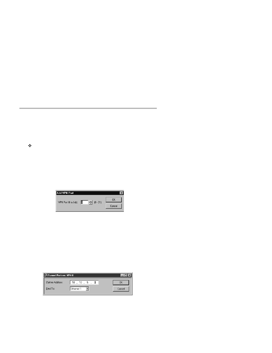 Configuring the server for lan-to-lan tunnels, Onfiguring, Erver | Lan t, Unnels | Compatible Systems INTRAPORT 2+ User Manual | Page 43 / 75