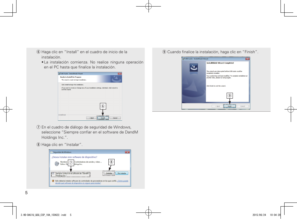 Marantz HD-DAC1 Quick Start User Manual | Page 6 / 16