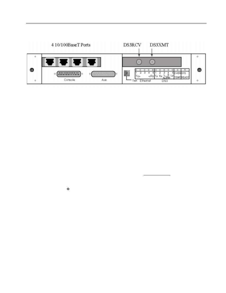 Chapter 1 - network installation, Connecting the ds3-quad 10/100 to the ethernet, Ds3 line connection requirements | Compatible Systems DS3 User Manual | Page 6 / 17