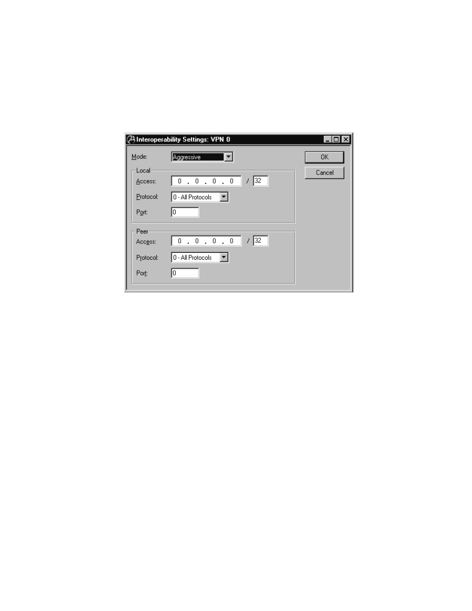 Mode, Local and peer settings | Compatible Systems 5.4 User Manual | Page 110 / 313