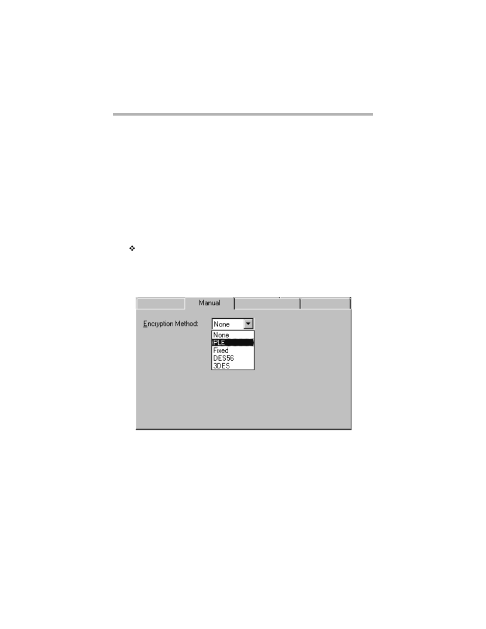 Encryption, Vpn group configuration manual tab, Encryption method | Compatible Systems 5.4 User Manual | Page 120 / 313