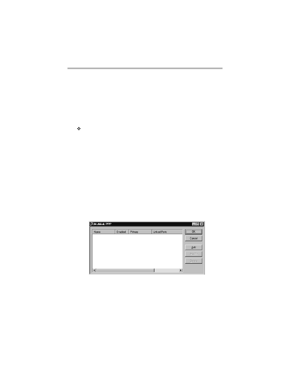 Accm, Address/control compression, Protocol compression | Multilink ppp dialog box, Ultilink, Ppp d, Ialog | Compatible Systems 5.4 User Manual | Page 180 / 313