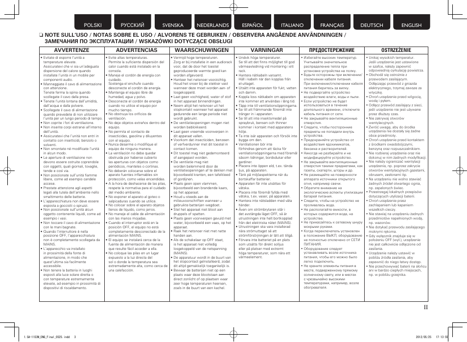 Marantz SA11S3N User Manual | Page 3 / 38