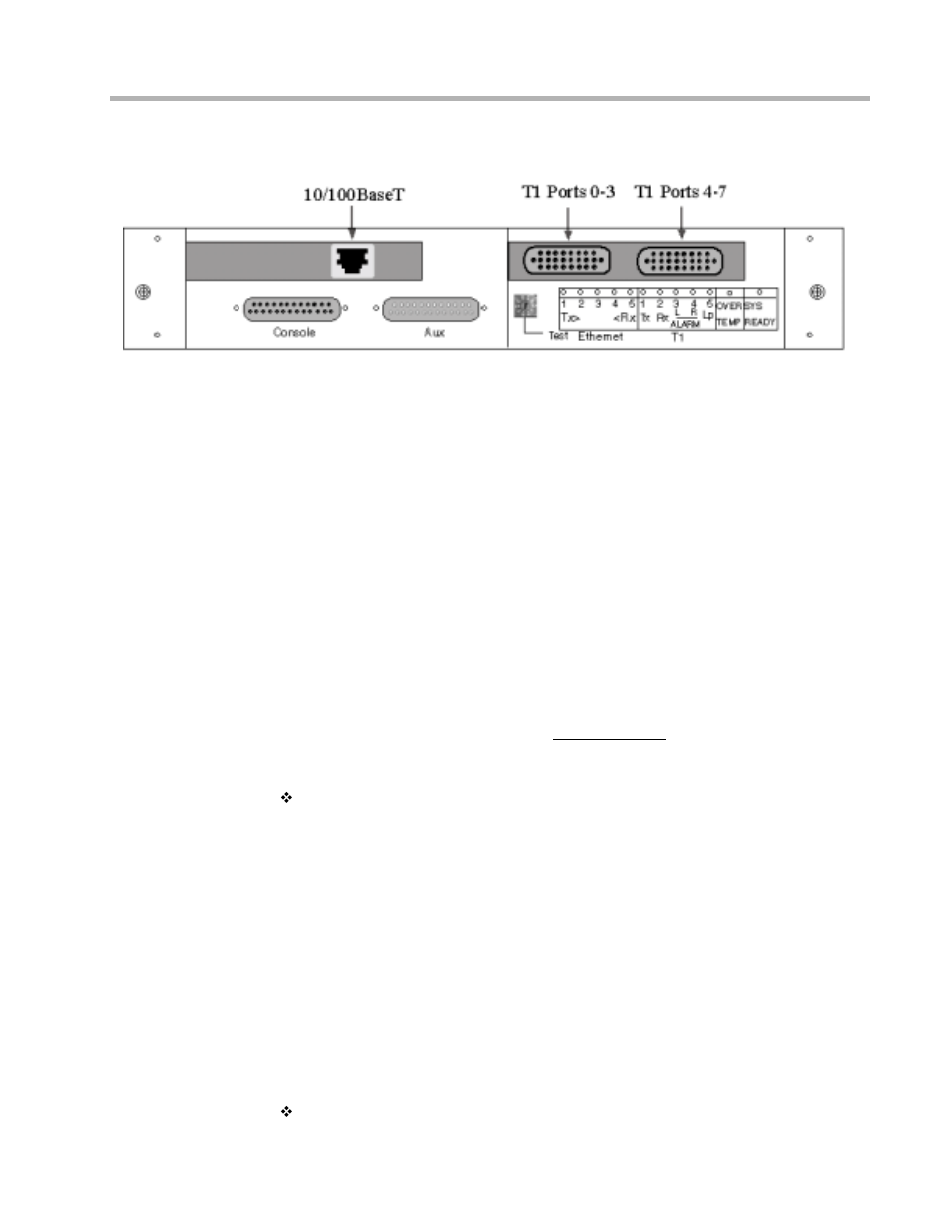 Chapter 1 - network installation, Connecting the octal t1-10/100 to the ethernet, Connecting the octal t1-10/100 to a t1 line | Compatible Systems T1-10/100 User Manual | Page 6 / 18
