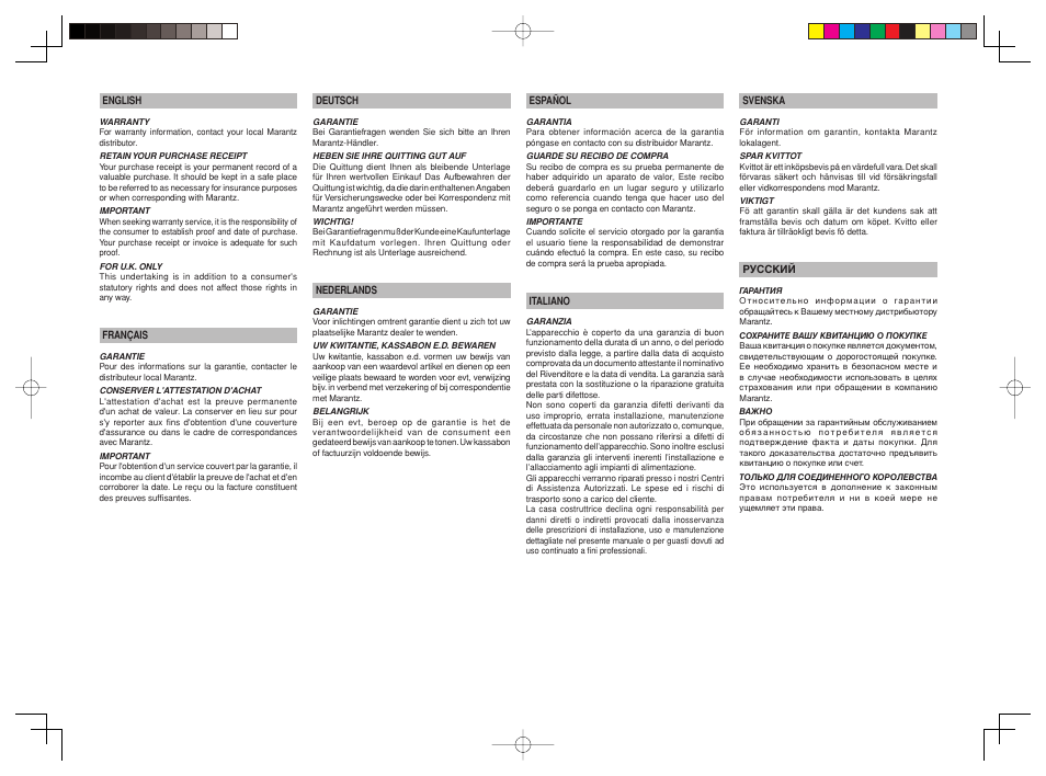 Marantz CD6003 User Manual | Page 2 / 33