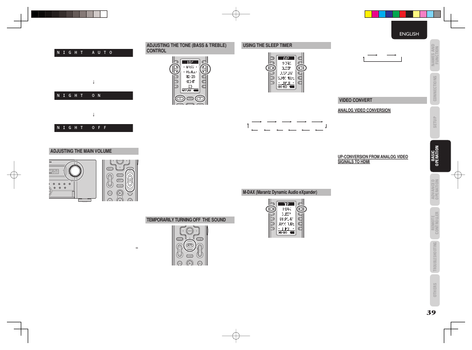 Marantz AV8003 User Manual | Page 43 / 92