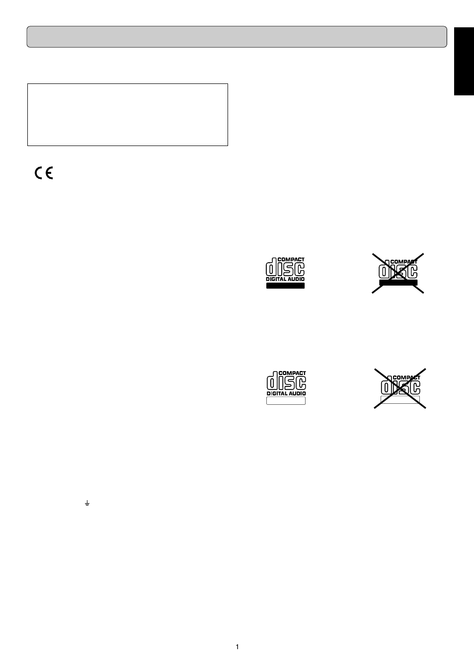 Introduction, English, Foreword | Warnings, Ce marking (only eu version), Equipment mains working system, How to connect a plug, Copyright | Marantz DR6000N User Manual | Page 4 / 26
