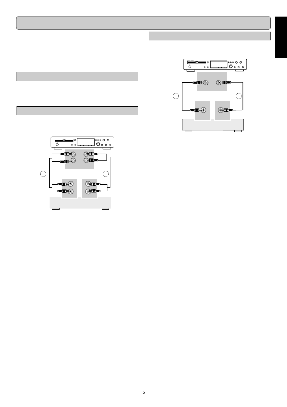 Installation, English, Digital coaxial connections | Digital optical connections, The following options are available, Analog connections | Marantz DR6000N User Manual | Page 8 / 26