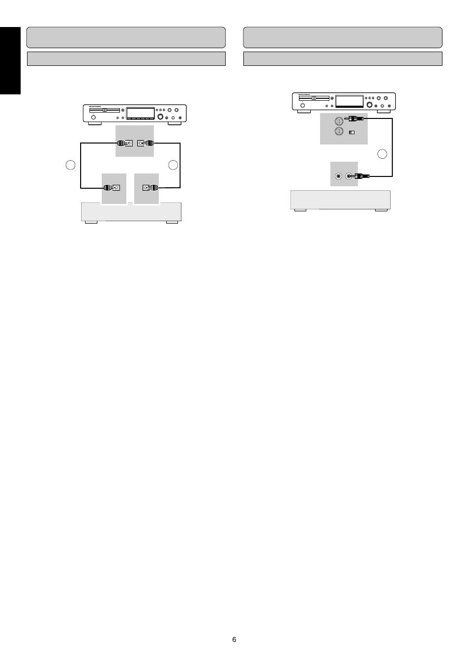 Installation d-bus connection, English, Remote control cable connections | Marantz DR6000N User Manual | Page 9 / 26