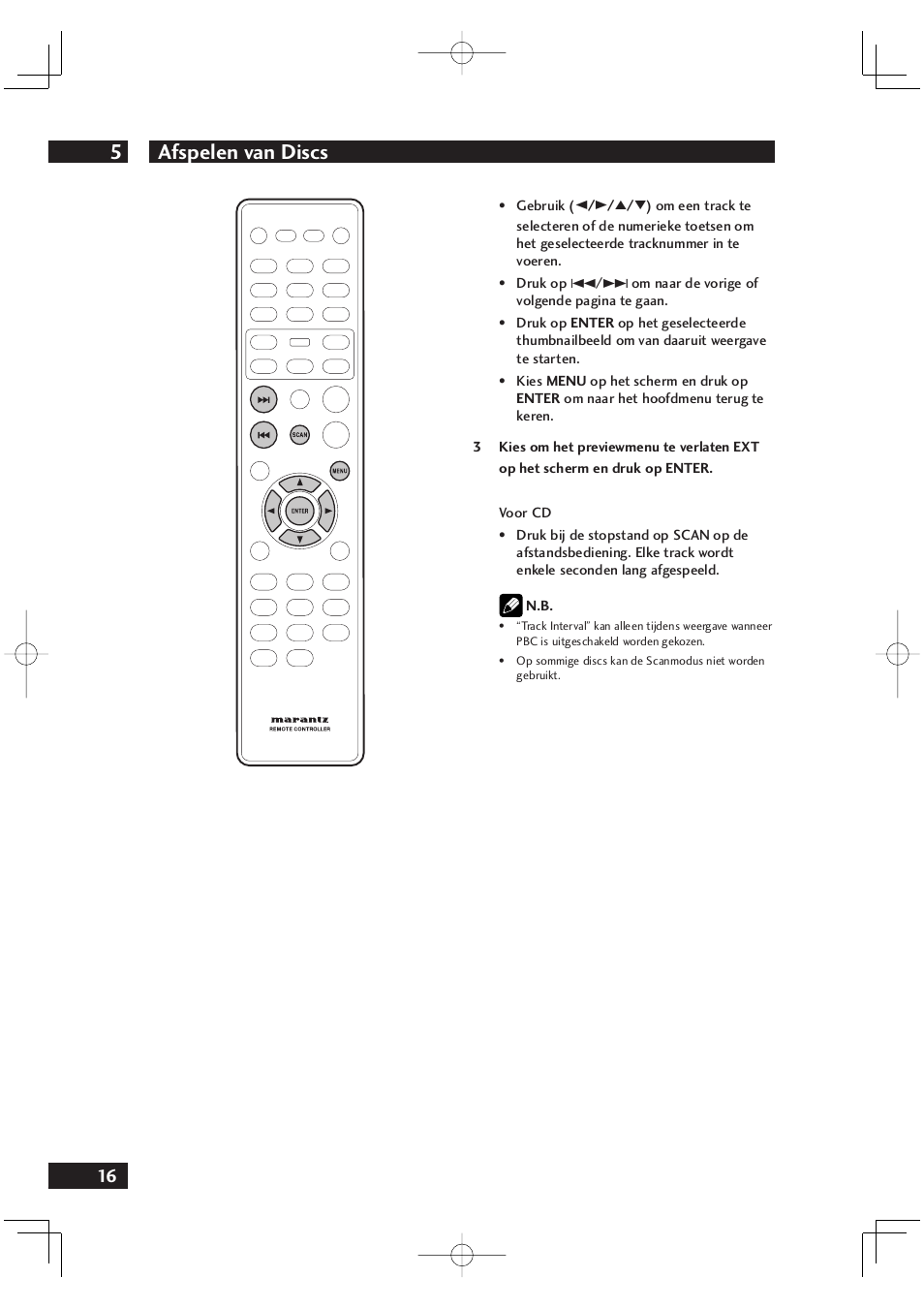 Afspelen van discs 5 | Marantz DV4001N User Manual | Page 220 / 358