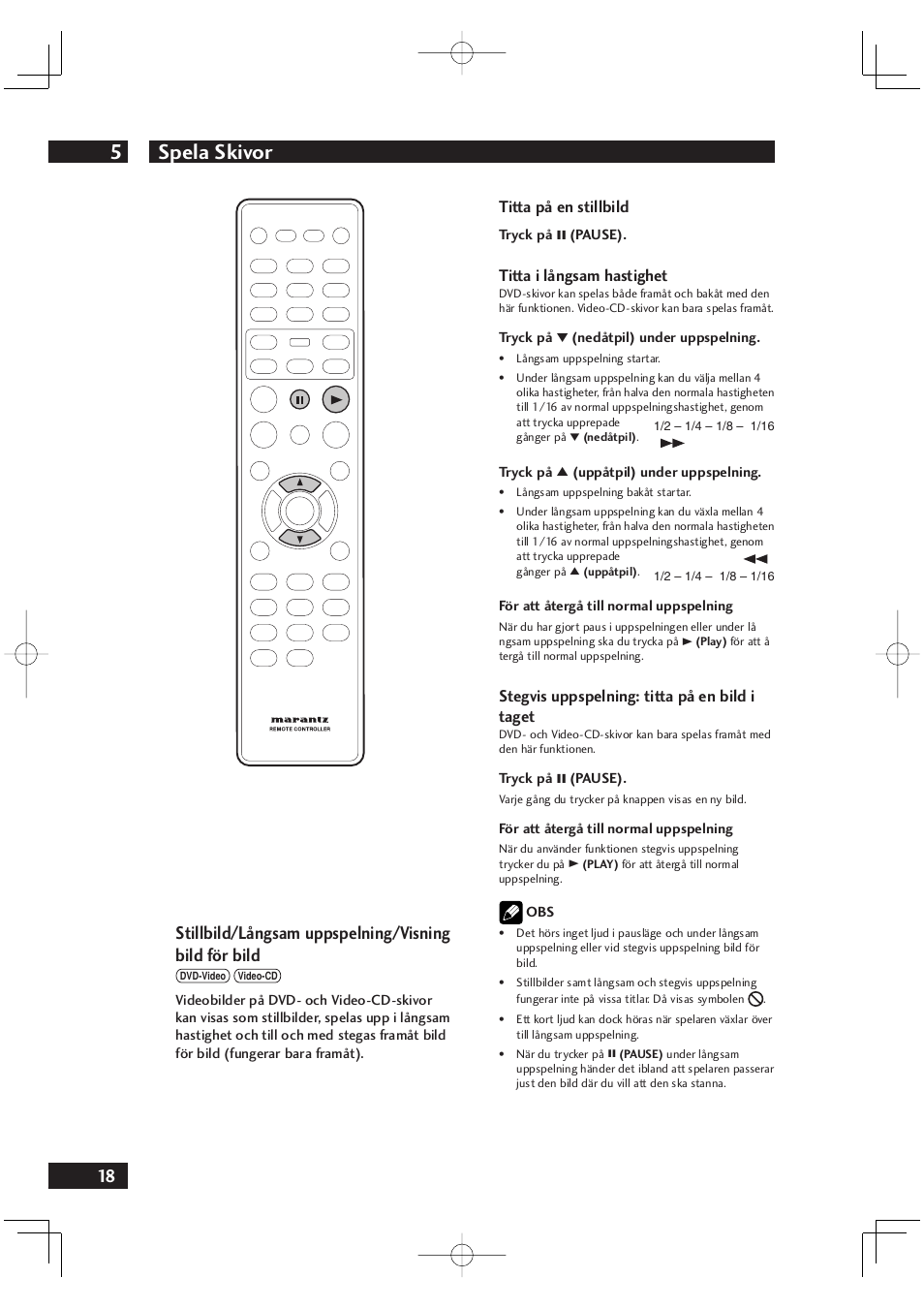 Spela skivor 5 | Marantz DV4001N User Manual | Page 272 / 358