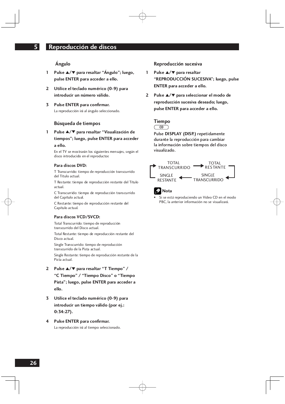 Reproducción de discos 5 | Marantz DV4001N User Manual | Page 330 / 358