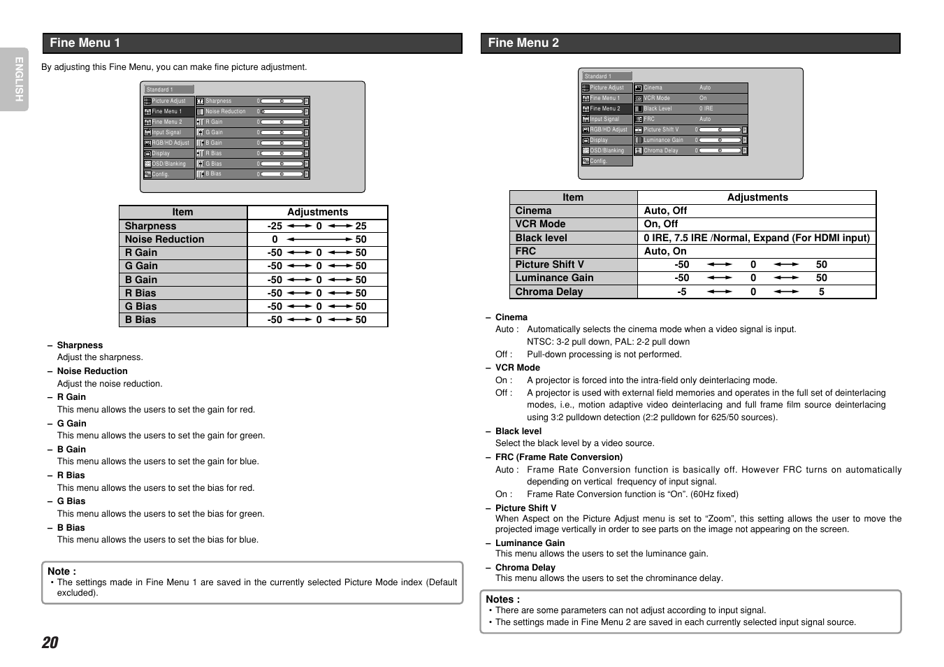 Marantz VP-12S4 User Manual | Page 26 / 37