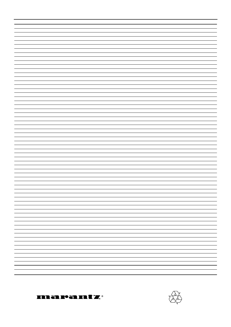 Is a registered trademark | Marantz VP8000 User Manual | Page 22 / 22