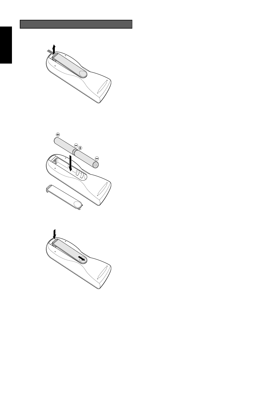 Preparing the remote controller | Marantz VP8000 User Manual | Page 8 / 22