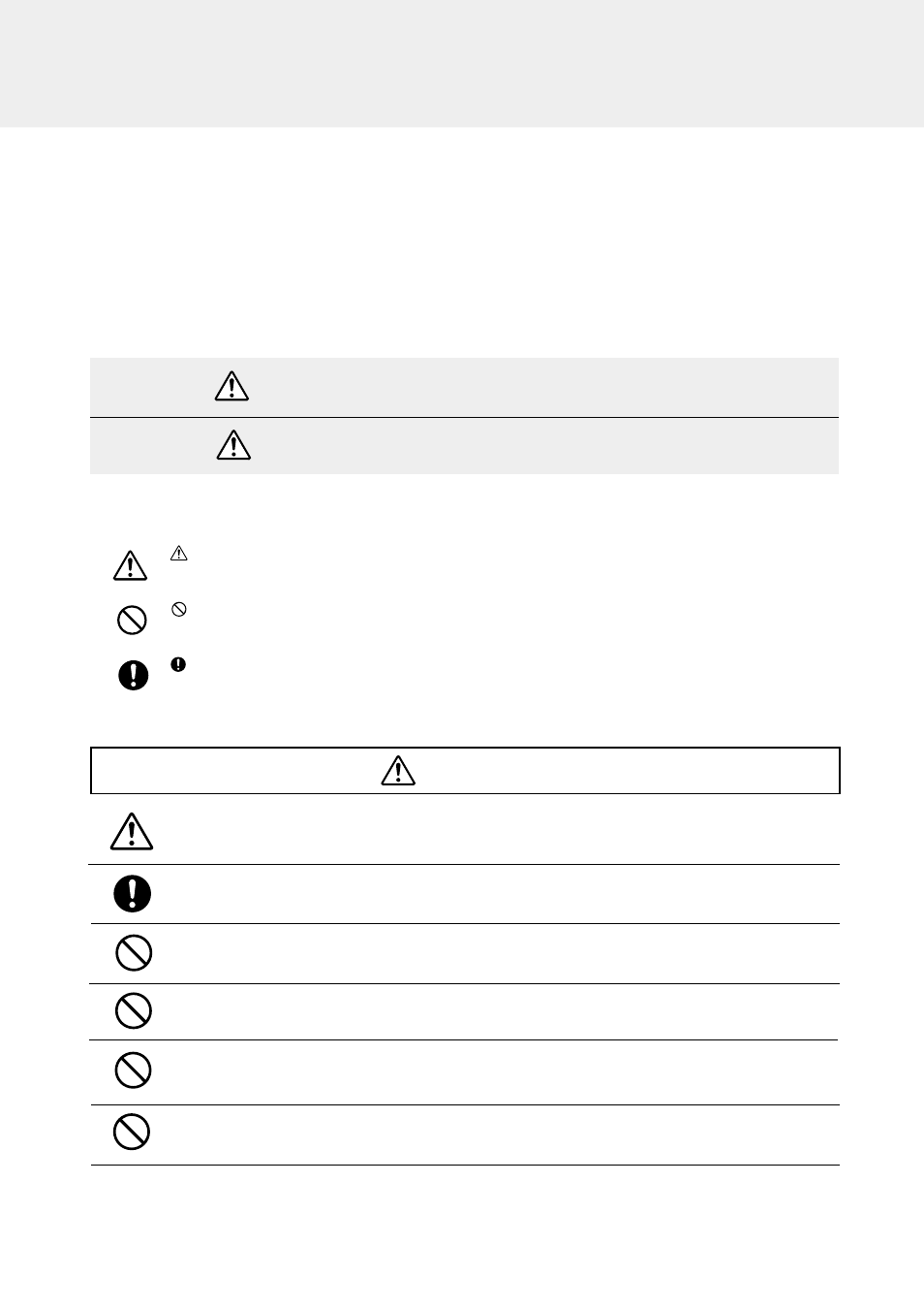 Always heed the following, Before use, Warning | Examples of symbols, Warning caution, Symbols | Marantz AS4250 User Manual | Page 2 / 6