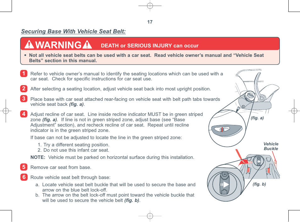 Warning | Combi 8000 Series User Manual | Page 18 / 36