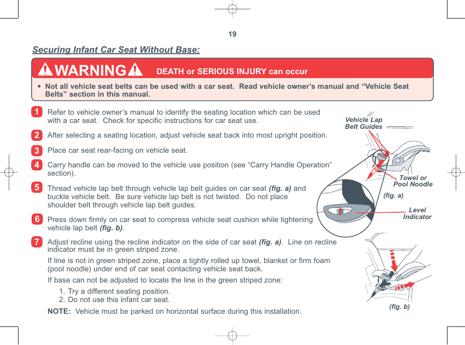 Warning | Combi 8000 Series User Manual | Page 20 / 36