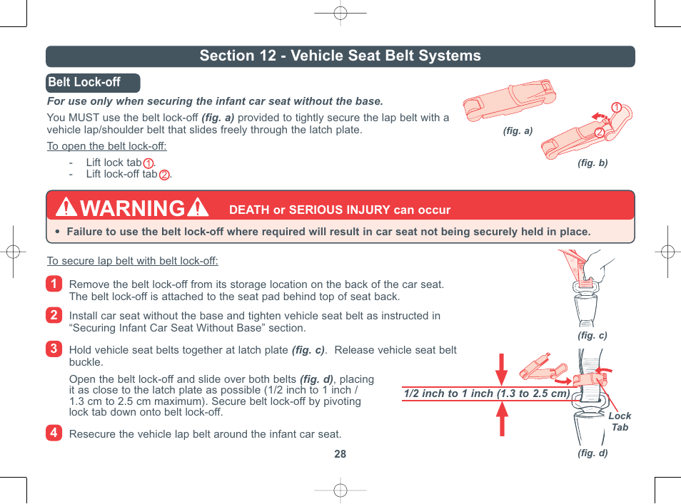 Warning | Combi 8000 Series User Manual | Page 29 / 36