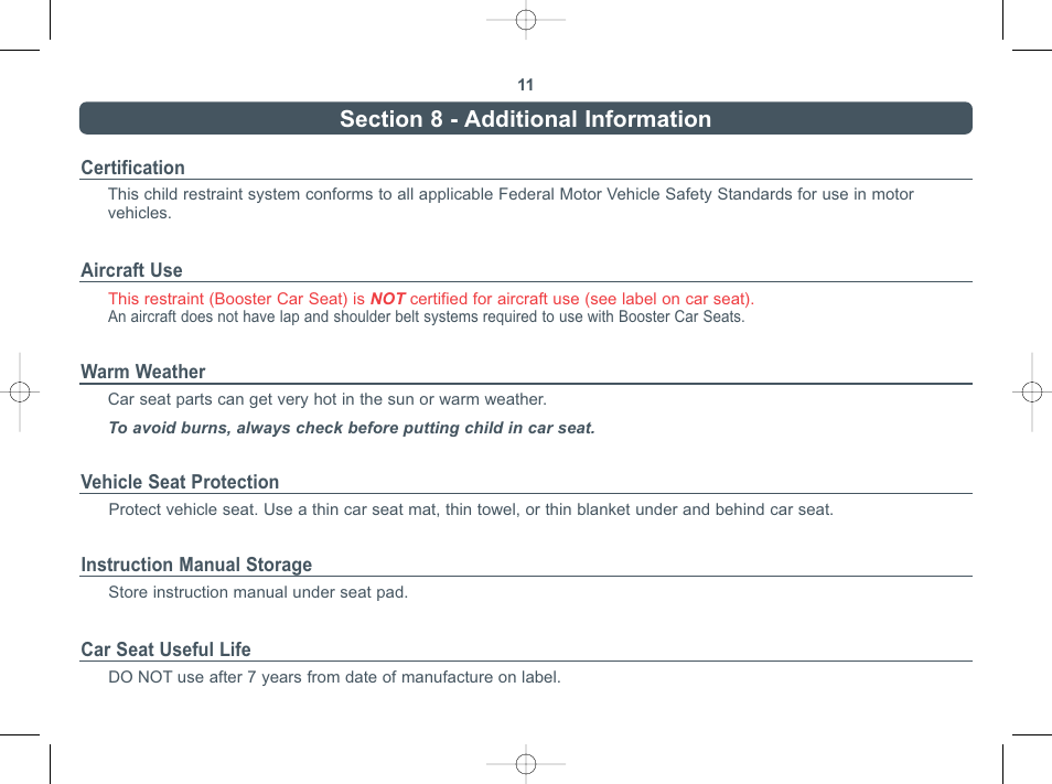 Combi Everest 8400 User Manual | Page 12 / 16
