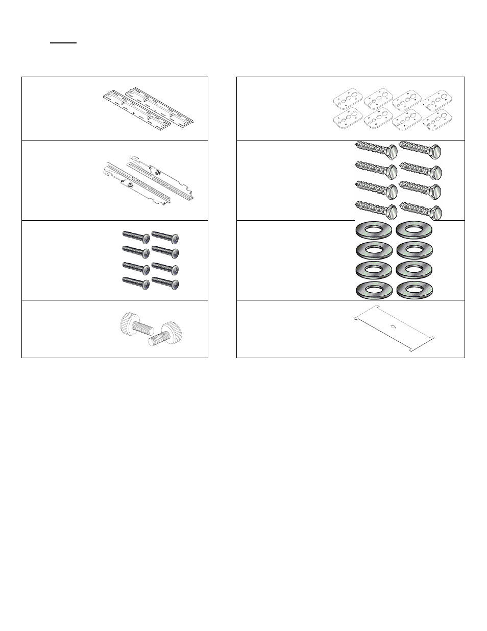 0 parts list, 1 installation tools | Marantz WB4001T User Manual | Page 4 / 13