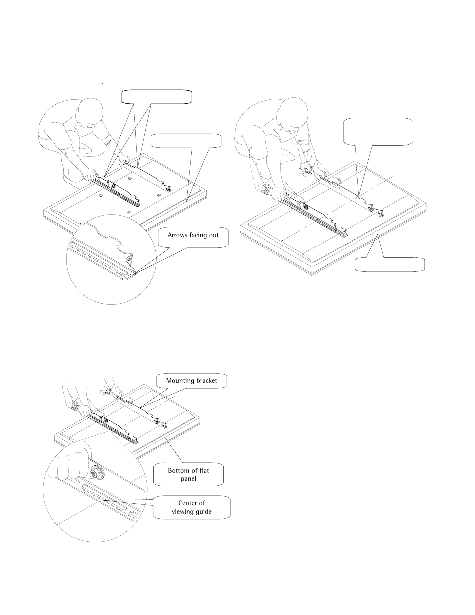0 positioning the mounting brackets, Step 3 step 4, Step 5 | Marantz WB4001T User Manual | Page 6 / 13