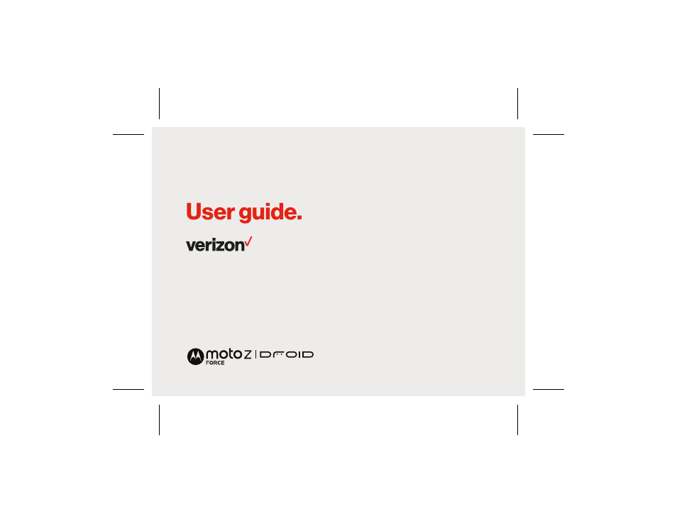 Motorola Moto Z Droid User Manual | 68 pages