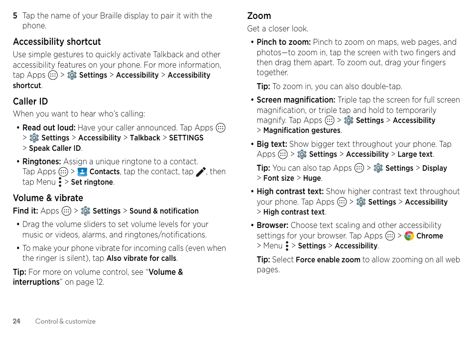 Motorola Moto Z Droid User Manual | Page 26 / 68