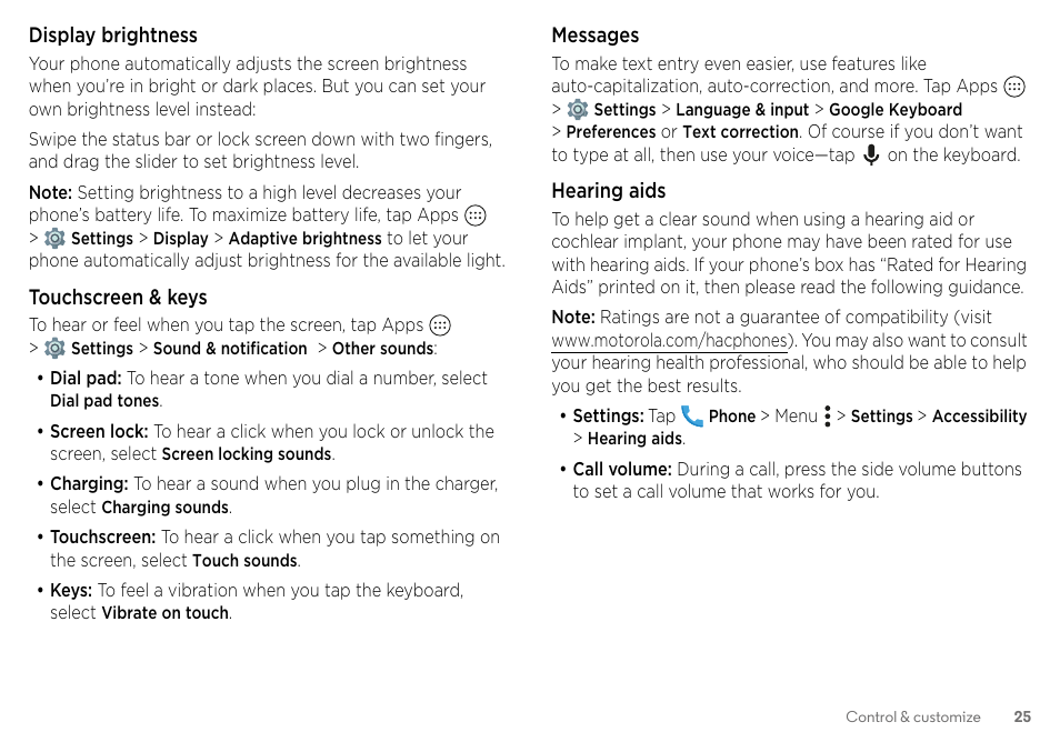 Motorola Moto Z Droid User Manual | Page 27 / 68