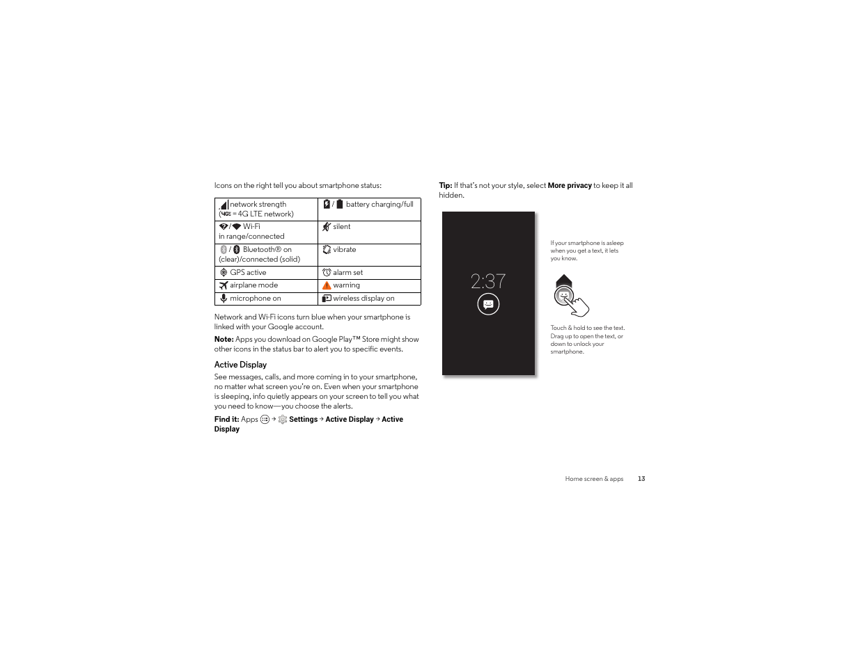 Motorola moto x User Manual | Page 15 / 74