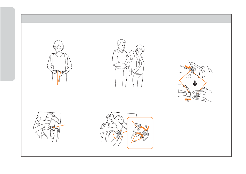 Back-carry position | Combi NINNA NANNA PA-138V User Manual | Page 20 / 21