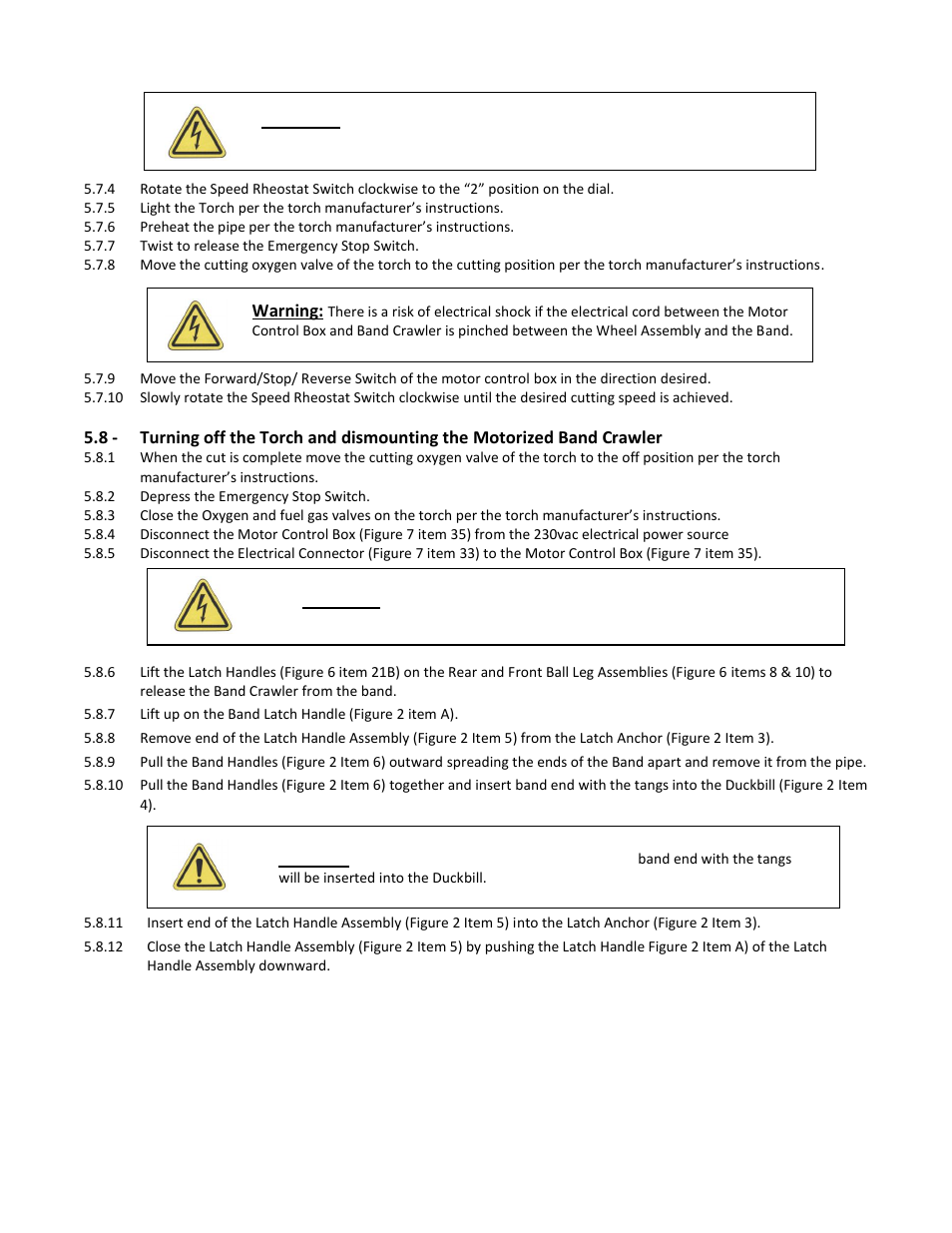 Mathey Dearman Band Machine User Manual | Page 13 / 29