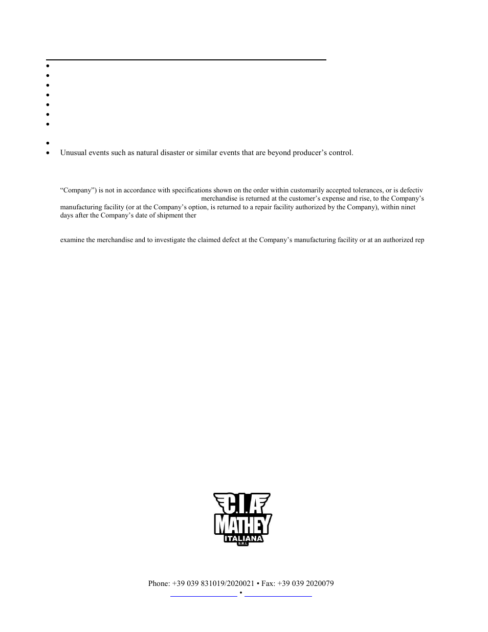 Mathey Dearman CGM Cold Cutting System User Manual | Page 47 / 47