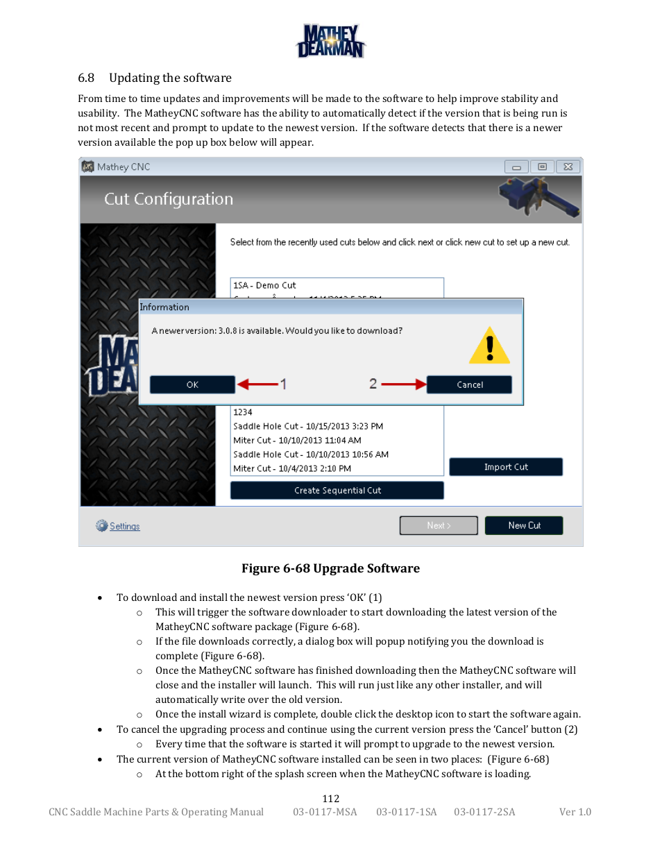 N 6.8) | Mathey Dearman CNC Saddle Machine User Manual | Page 112 / 124