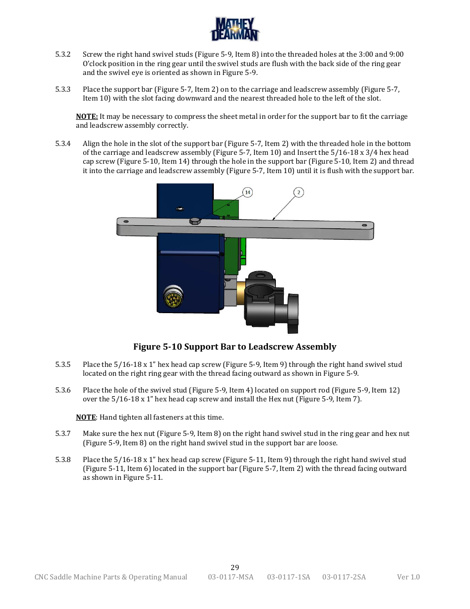 Mathey Dearman CNC Saddle Machine User Manual | Page 29 / 124