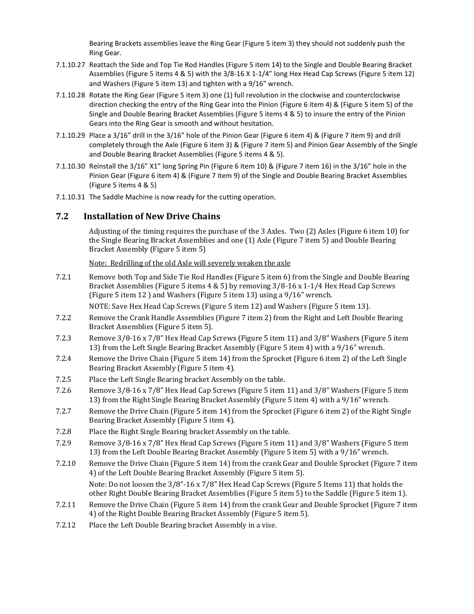 Mathey Dearman 8SA Saddle Machine User Manual | Page 19 / 24