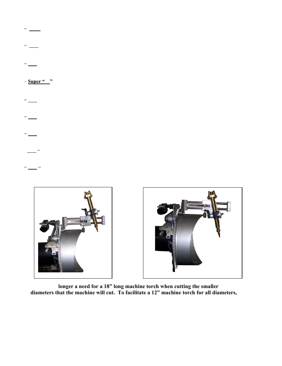 Mathey Dearman Saddle Machine Contour Cutting Attachment User Manual | Page 6 / 18