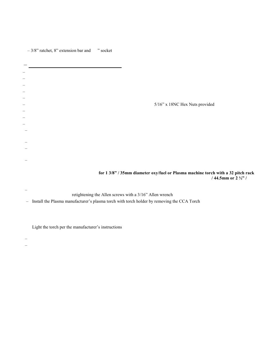 0 – msa contour cutting attachment | Mathey Dearman Saddle Machine Contour Cutting Attachment User Manual | Page 8 / 18