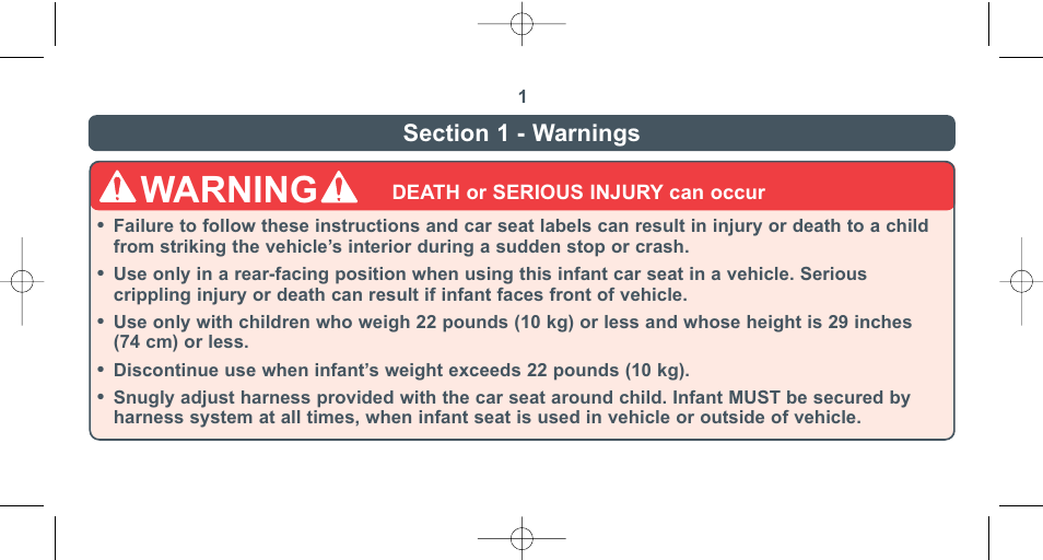 Warning | Combi 8040 User Manual | Page 2 / 60